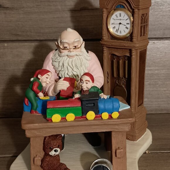 Vintage Howard Miller Making Toys For Good Girls and Boys Sculpture 1997 - Picture 2 of 13